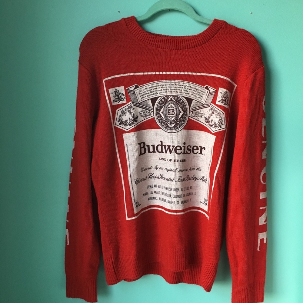 Junkfood Urban Outfitters Budweiser sweater